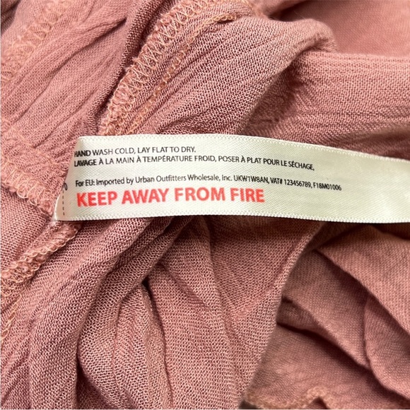 NWT Free People Womens size small Adella lace Slip Flowy Dress Dusty Rose - Picture 10 of 11